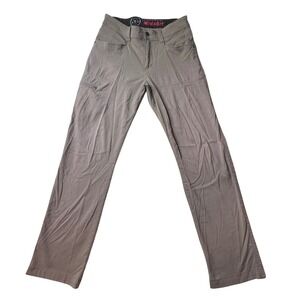 Wrangler Pants Mens 30x30 Gray ATG All Terrain Gear Nylon Stretch Outdoor 10NS84